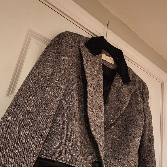 Lavantino 100% wool vintage black and white suit jacket Size 10 - Picture 3 of 5